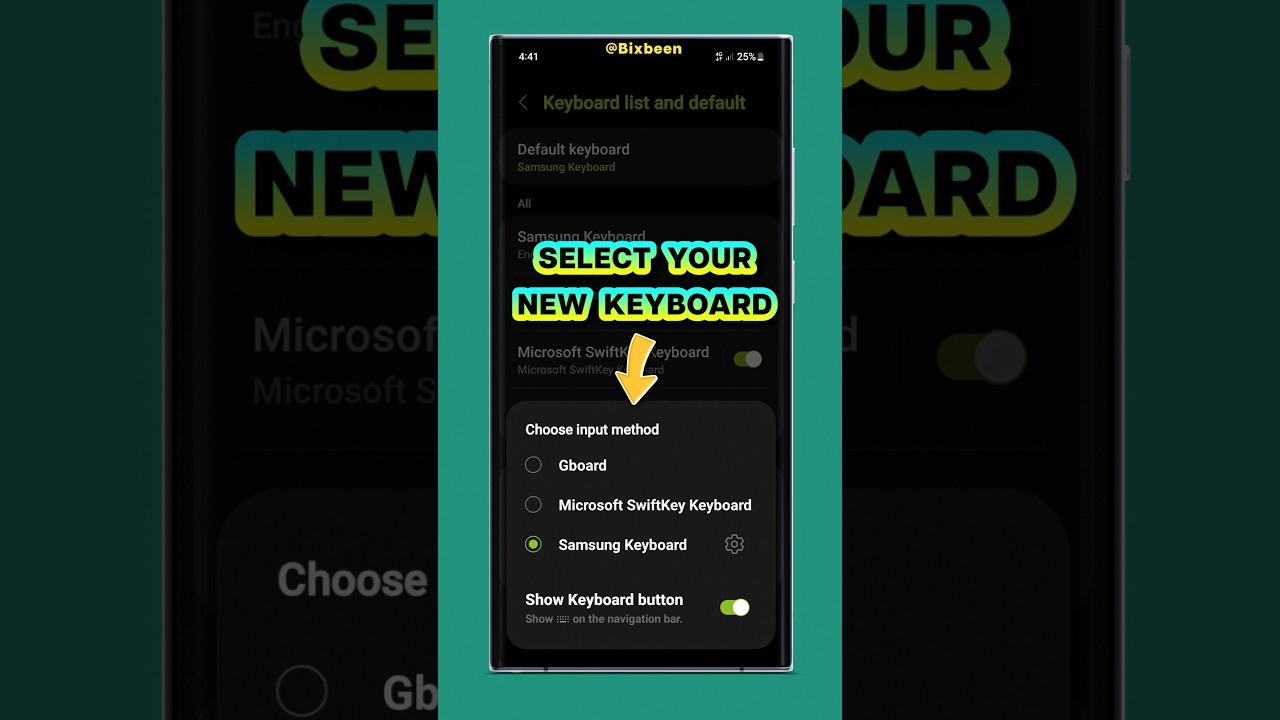Samsung: Change Your Default Keyboard 📱