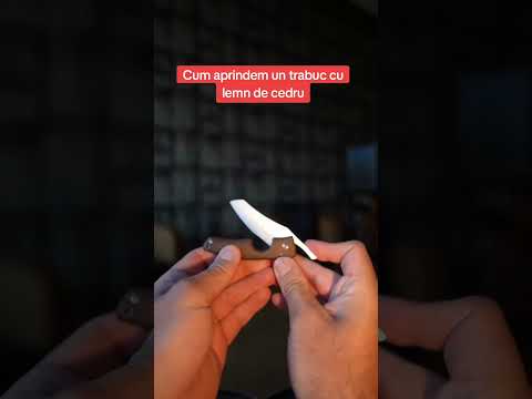Cum aprindem un trabuc cu lemn de cedru. #trabucurionline #trabucuri #viralvideo #shortvideo #cigars