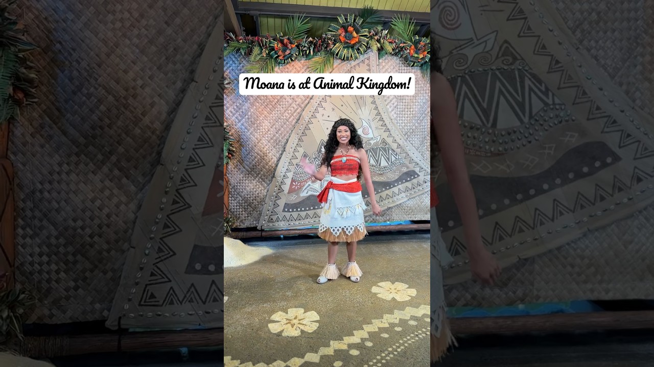 Disney Animal Kingdom 25th + New Moana Meet ๐บ
