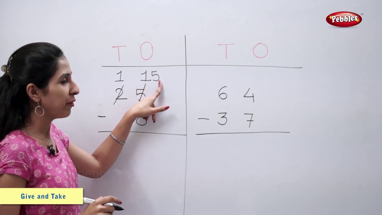 Subtraction with Borrowing | Maths for Class 2 ๐