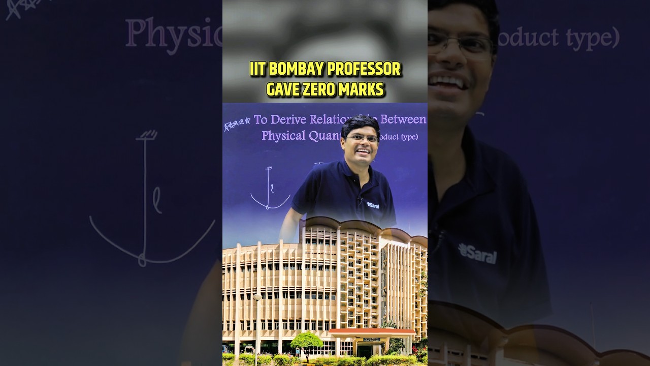 IIT Bombay Professor Wows Students, IITians in Shock! π± | Ultimate IIT Motivation #shorts