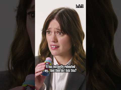 Aimee Lou Wood LOVES this British classic sweet 😆 | Snack Wars #funny #ladbible #snacks