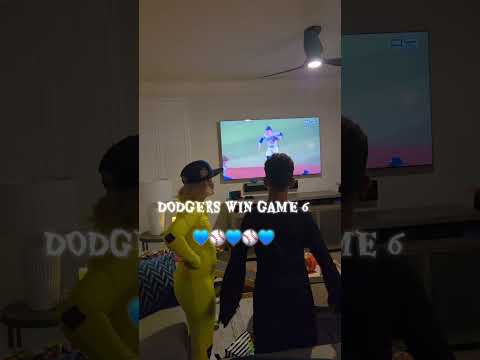 Dodgers WIN Game 6!!! #worldseries #dodgers #mlb #itfdb #losangelesdodgers