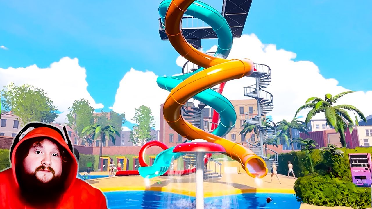 This Slide Is Dangerous! (Waterpark Sim Ep 13) π’