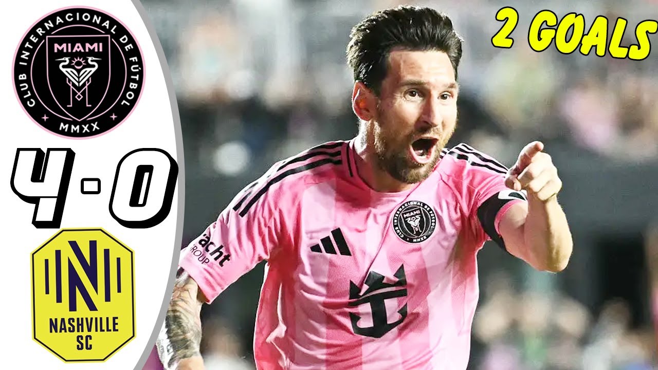 Inter Miami Dominates Nashville 4-0 ⚽ MLS 2025