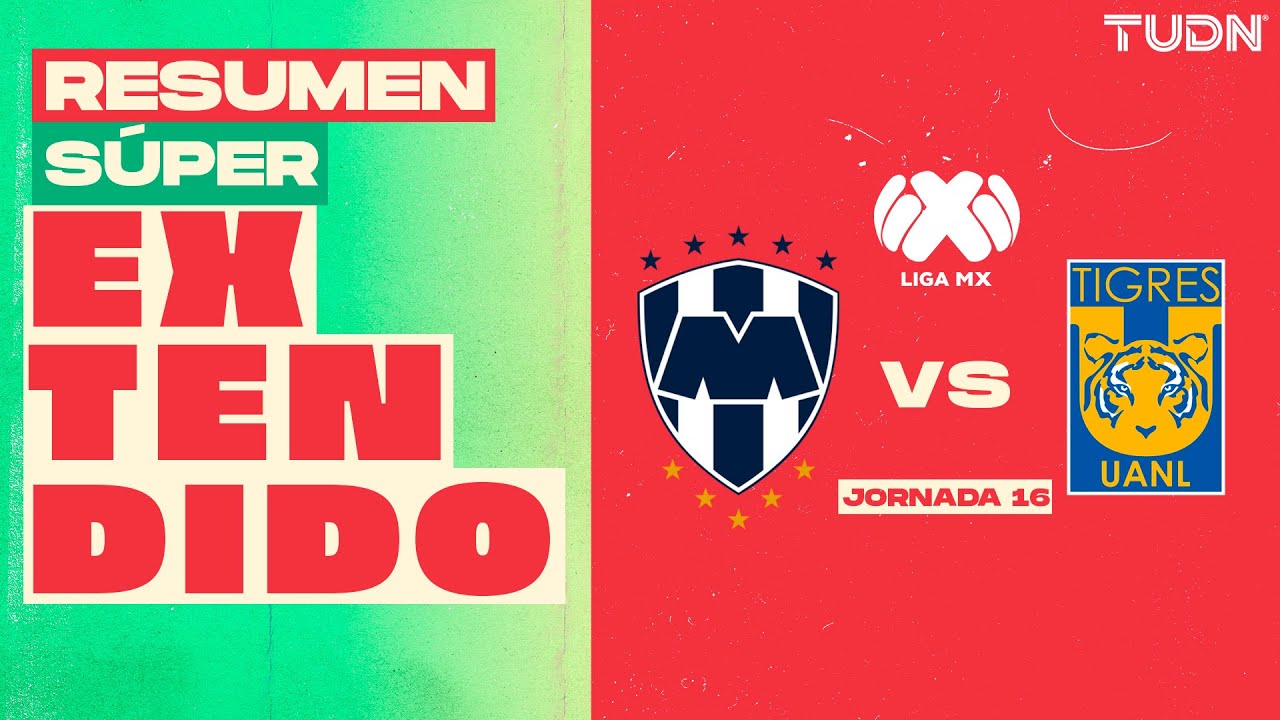 ¡Emocionante empate en Monterrey! Monterrey vs Tigres en Jornada 16 de la Liga MX ⚽