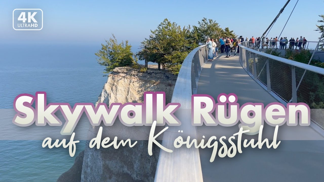 Erleben Sie den atemberaubenden Skywalk am Königsstuhl auf Rügen 2024 🌅
