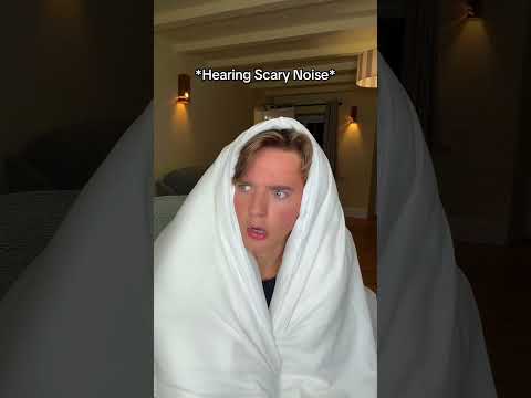 When you watch a scary movie 😳😳