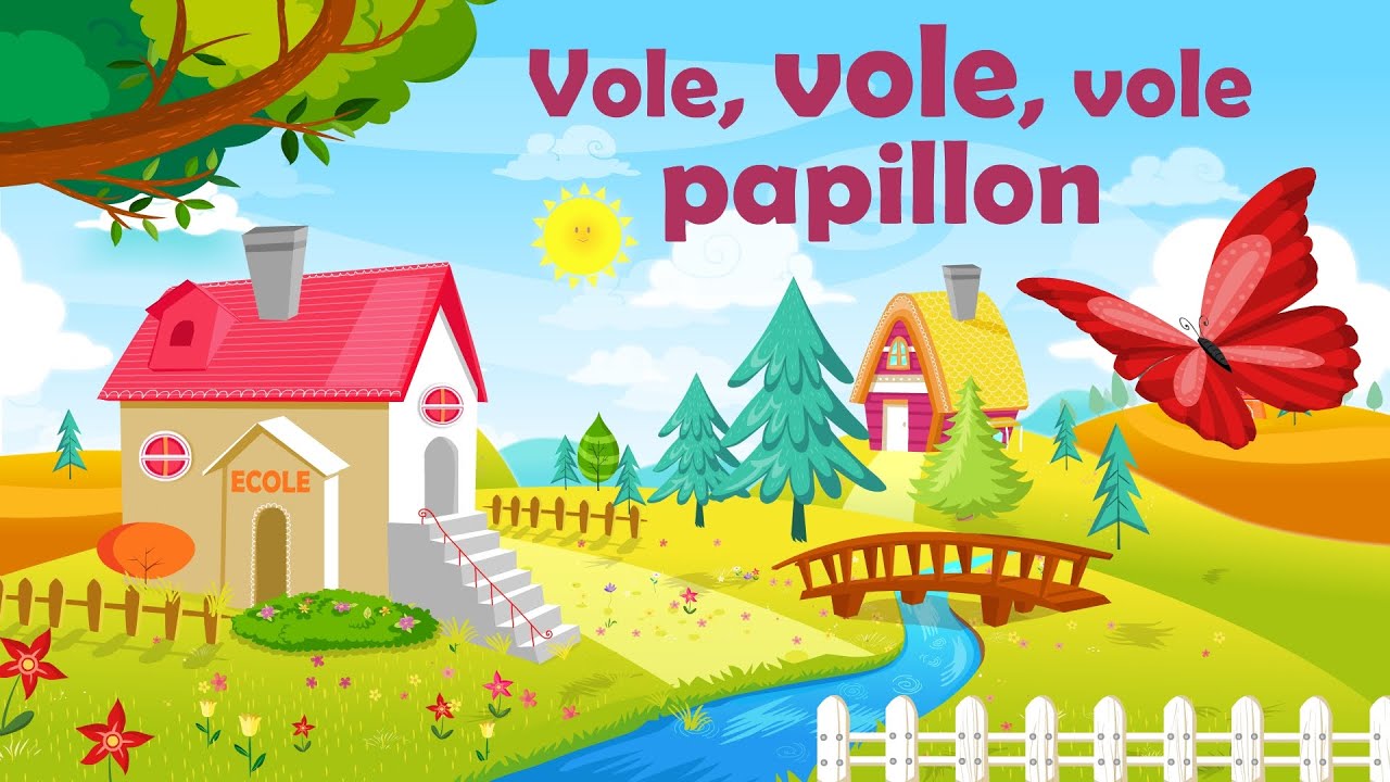 Vole, Vole, Papillon: Comptine pour Enfants 🦋