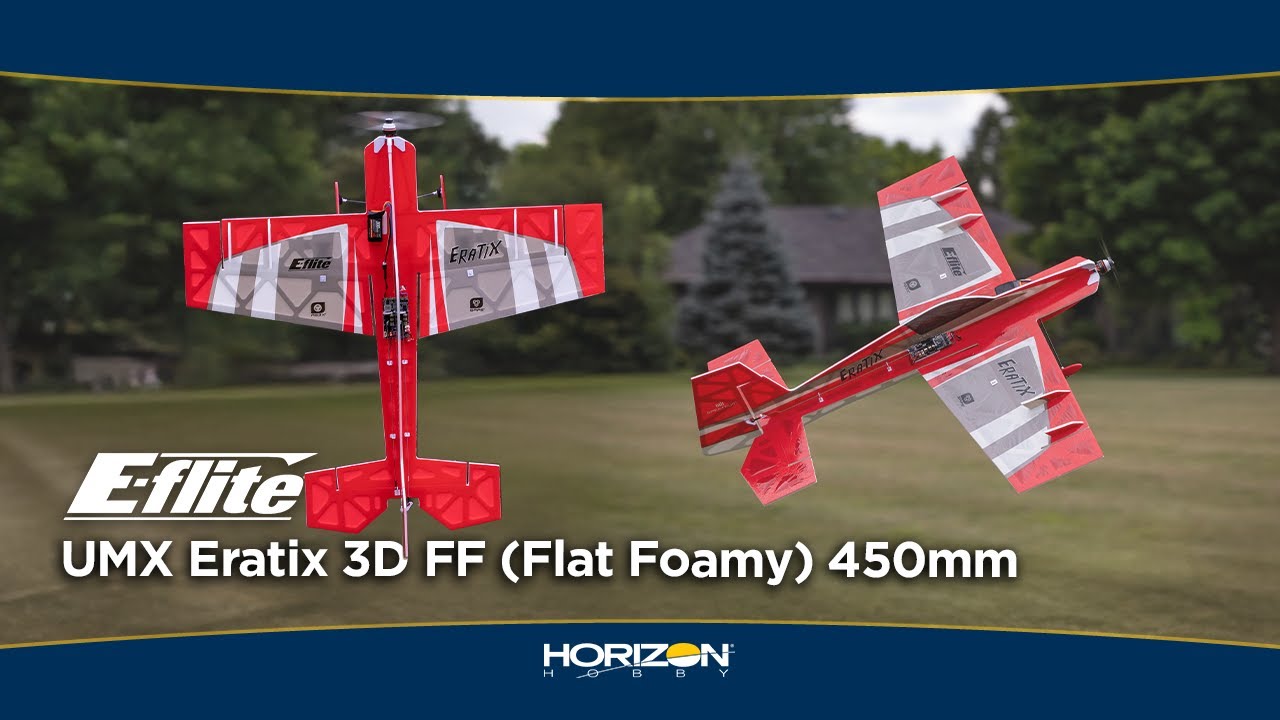 E-flite UMX Eratix 3D FF 450mm RC Plane ✈️