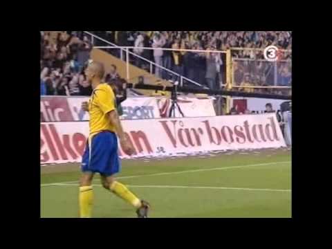VM-KVALET 2006 - sverige - island 3-1