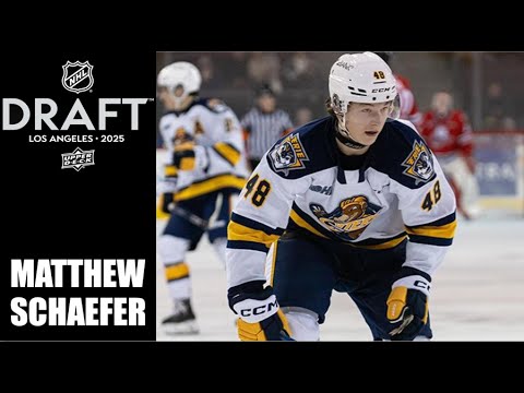 2025 NHL Draft : Matthew Schaefer - 24-25 Highlights