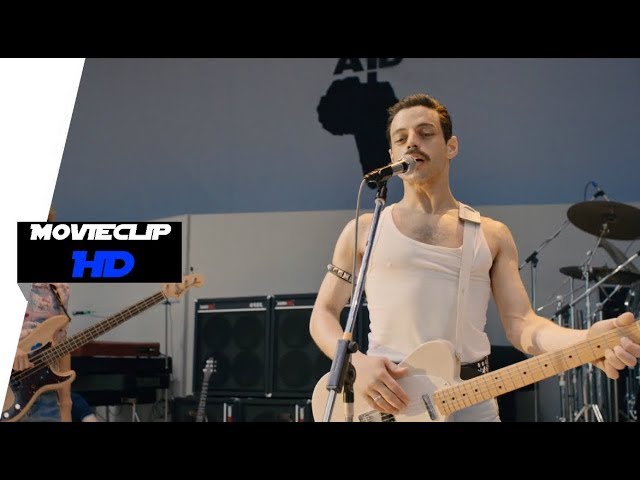 Bohemian Rhapsody (2018) | Live Aid Concert & 'Crazy Little Thing Called Love' | HD MovieClip 🎸
