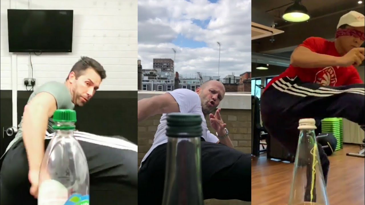 Epic Bottle Cap Challenge Featuring Scott Adkins, Donnie Yen, Jason Statham & More! 🔥