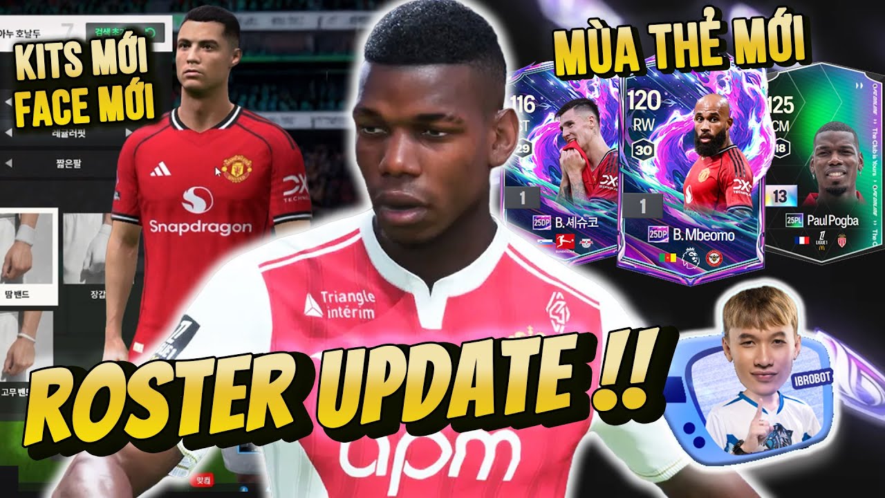 Trải Nghiệm Bản Roster Mới Siêu To Với Thẻ 25DP, Áo Đấu & Gương Mặt Mới! ⚽