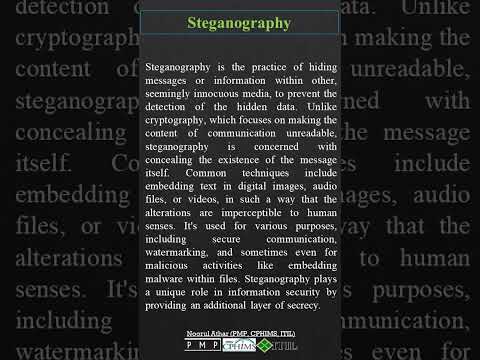 Steganography | CISSP |