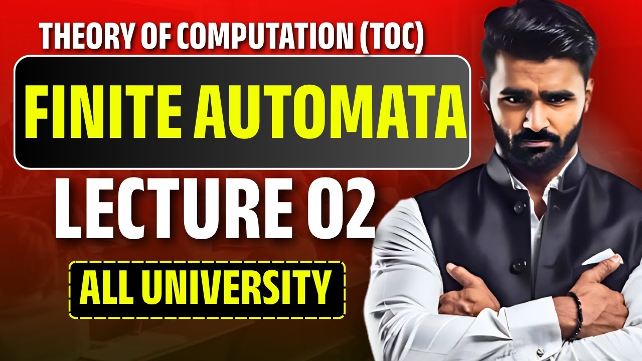 Master Finite Automata: Lecture 2 by Pradeep Giri Sir | Theory of Computation 📘
