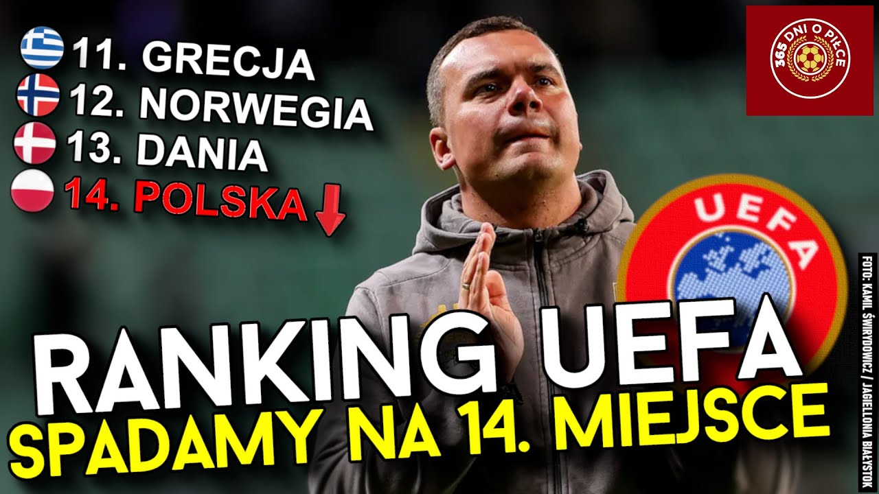 UEFA Ranking: Polska Spada na 14. Miejsce ⚽