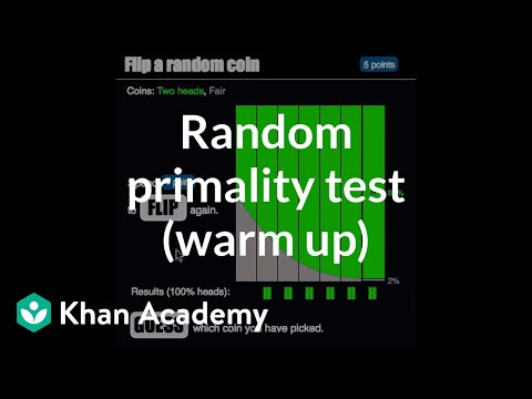 Random primality test (warm up) | Journey into cryptography | Computer Science | Khan Academy