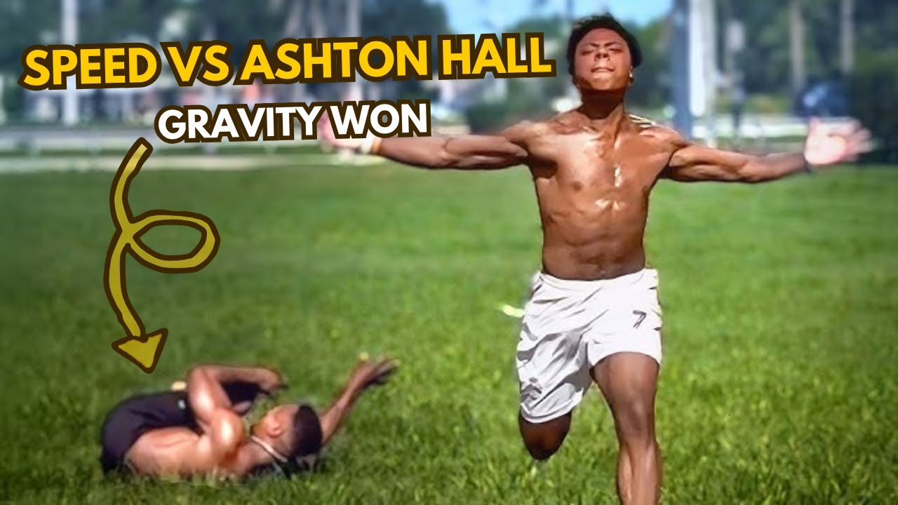 iShowSpeed Races Ashton Hall: Epic Fall Moment 🏃💥
