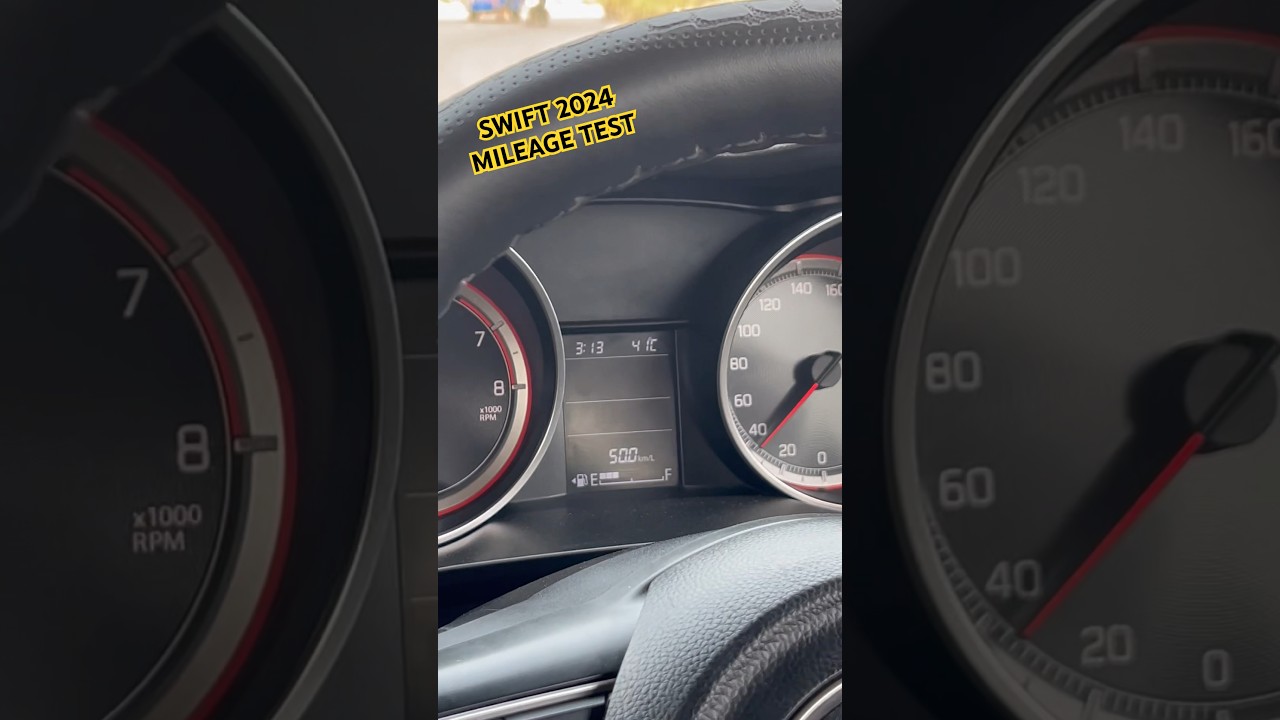 2024 Maruti Swift Mileage Test 🚗