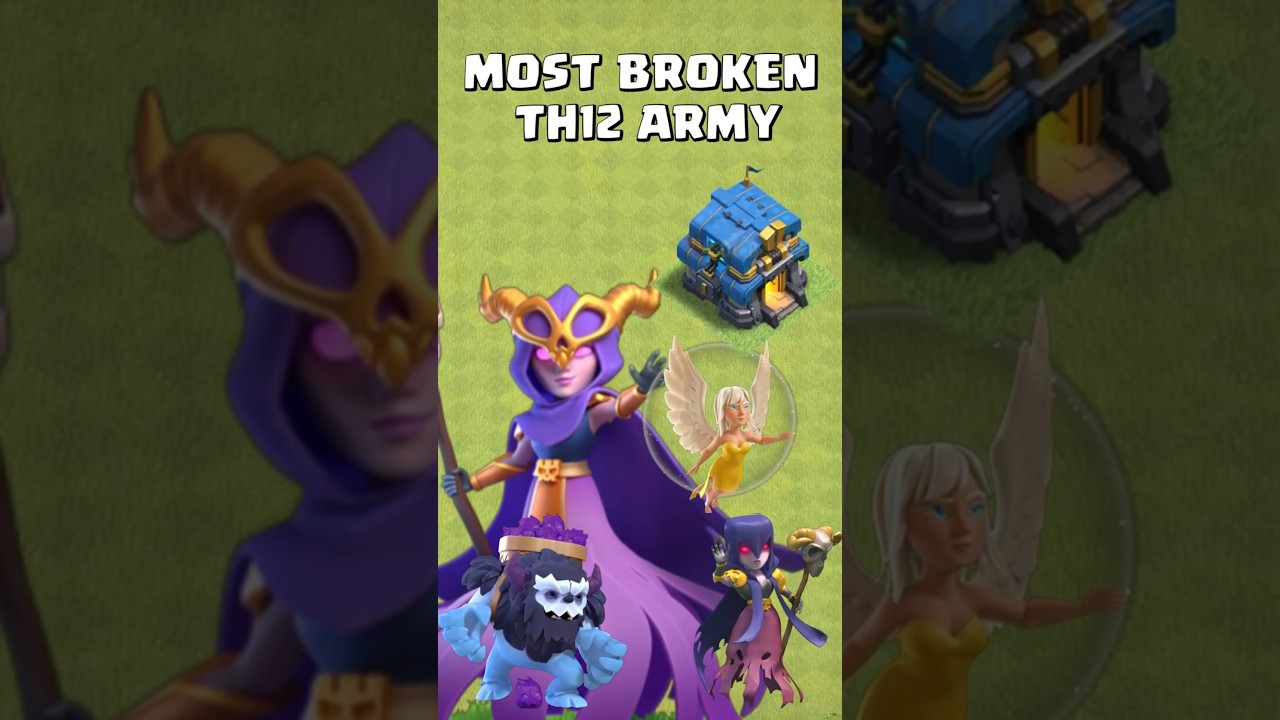 Top TH12 Attack Strategy with Superwitch & Bats π§ββοΈ
