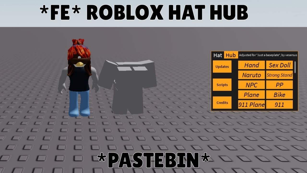 Roblox FE Script for Rare Hat Hub (2025) | Pastebin & Discord