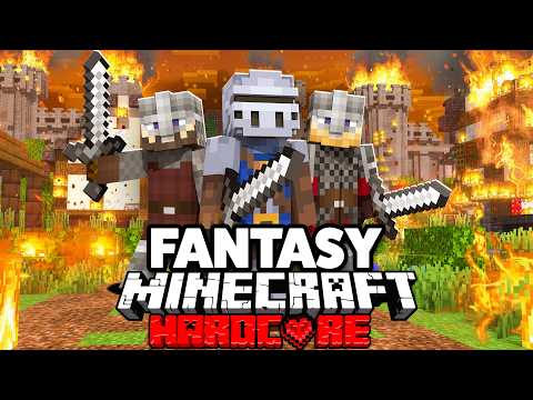 100 Players Simulate a Fantasy Tournament in Minecraft!