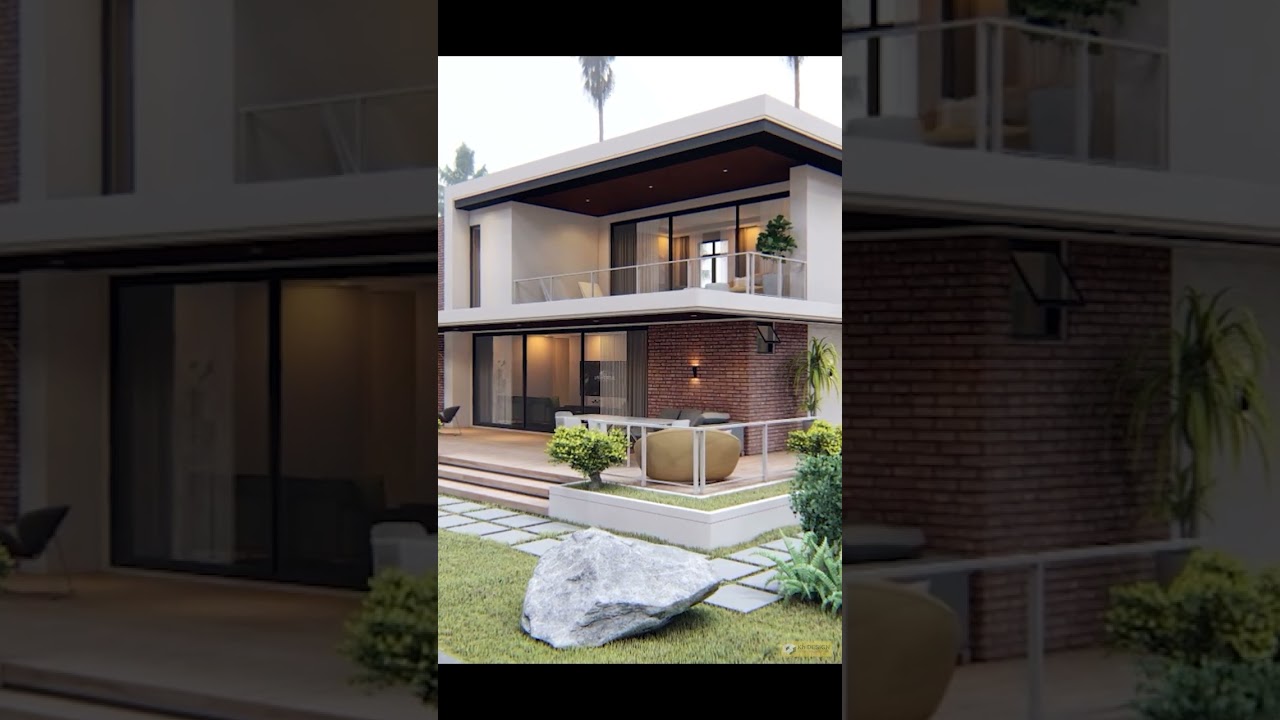 2 Modern 2-Storey House Design 🏡