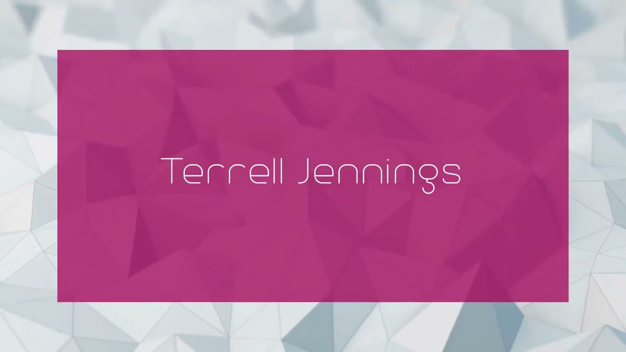 Discover the Unique Style and Look of Terrell Jennings ✨