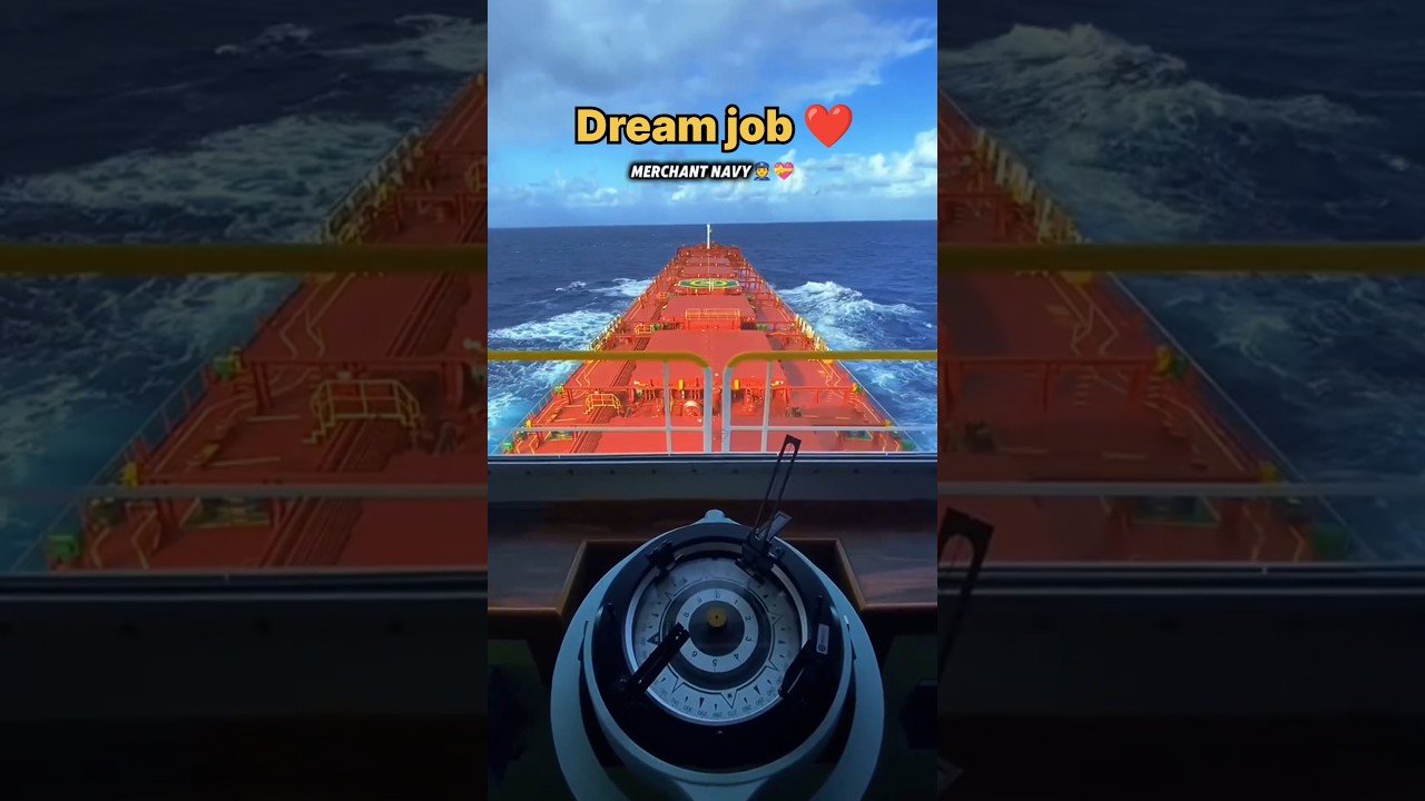 Dream Job ❤️: Join Merchant Navy & Ship Life