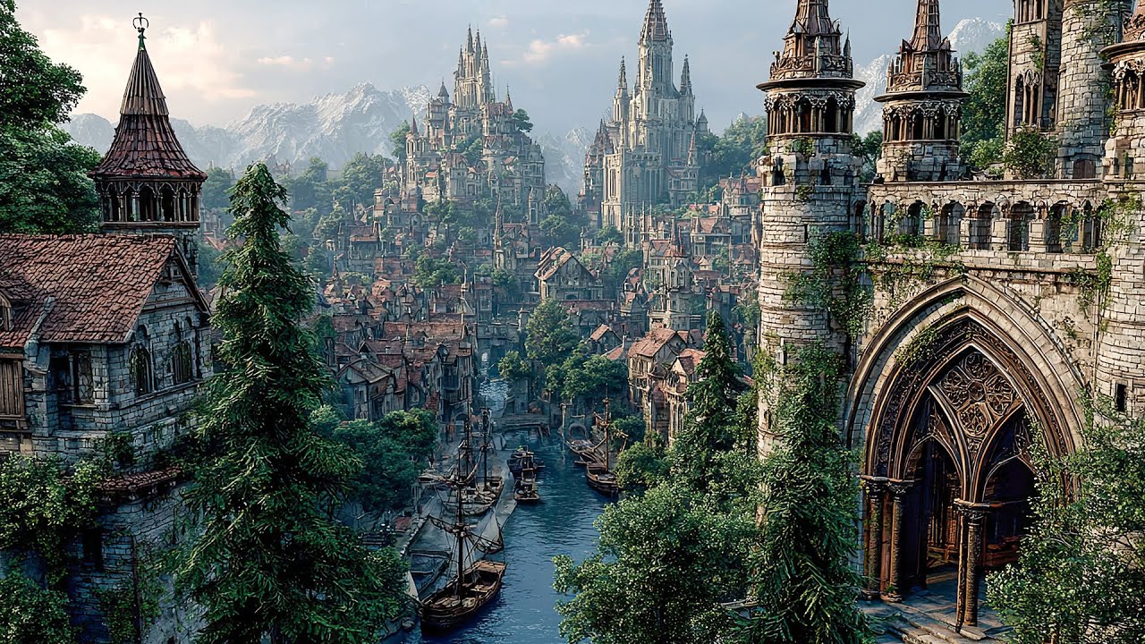 Medieval Kingdom Music – Peaceful Medieval Music in a Royal Fantasy City
