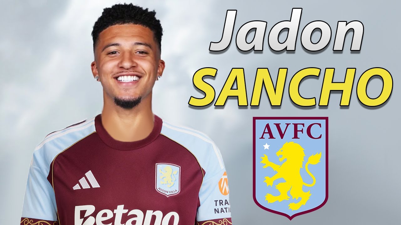 Jadon Sancho at Aston Villa 2025: Skills & Goals 🟣🔵