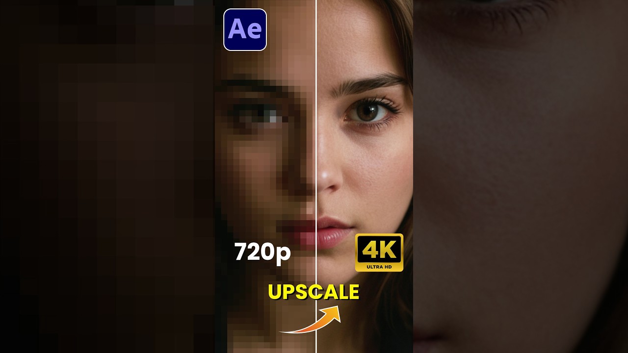 Upscale Video Quality in After Effects π₯