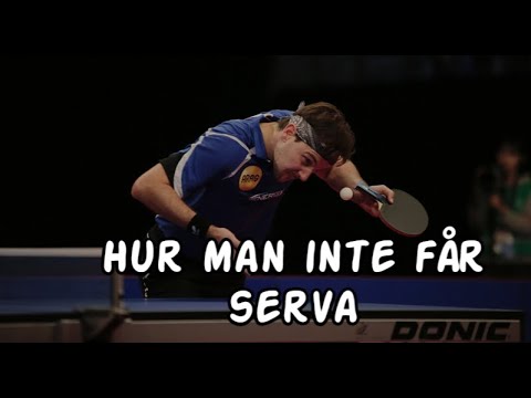 Hur du INTE får serva i bordtennis! [ENG SUBS]