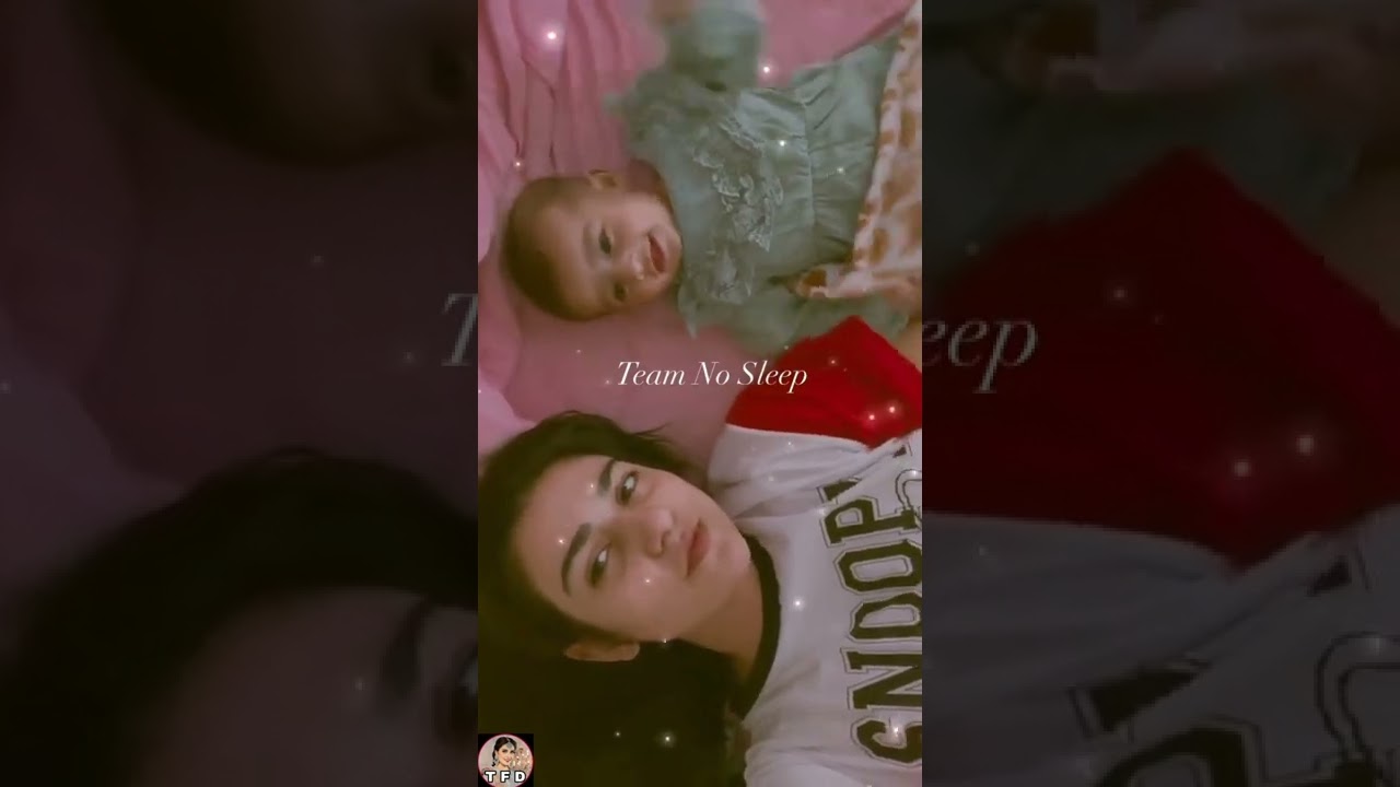 Sarah Khan and Daughter Sleeping Moments 💤
