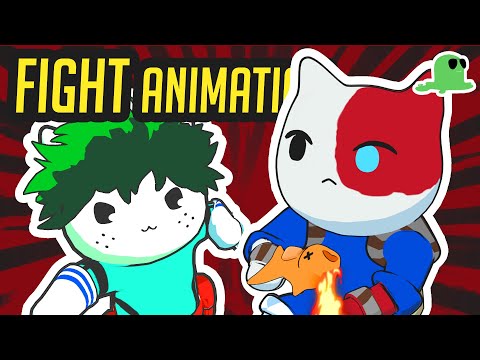 What if Deku helped All Might fight All For One? (fight animation) ネコと化した[ヒロアカ]