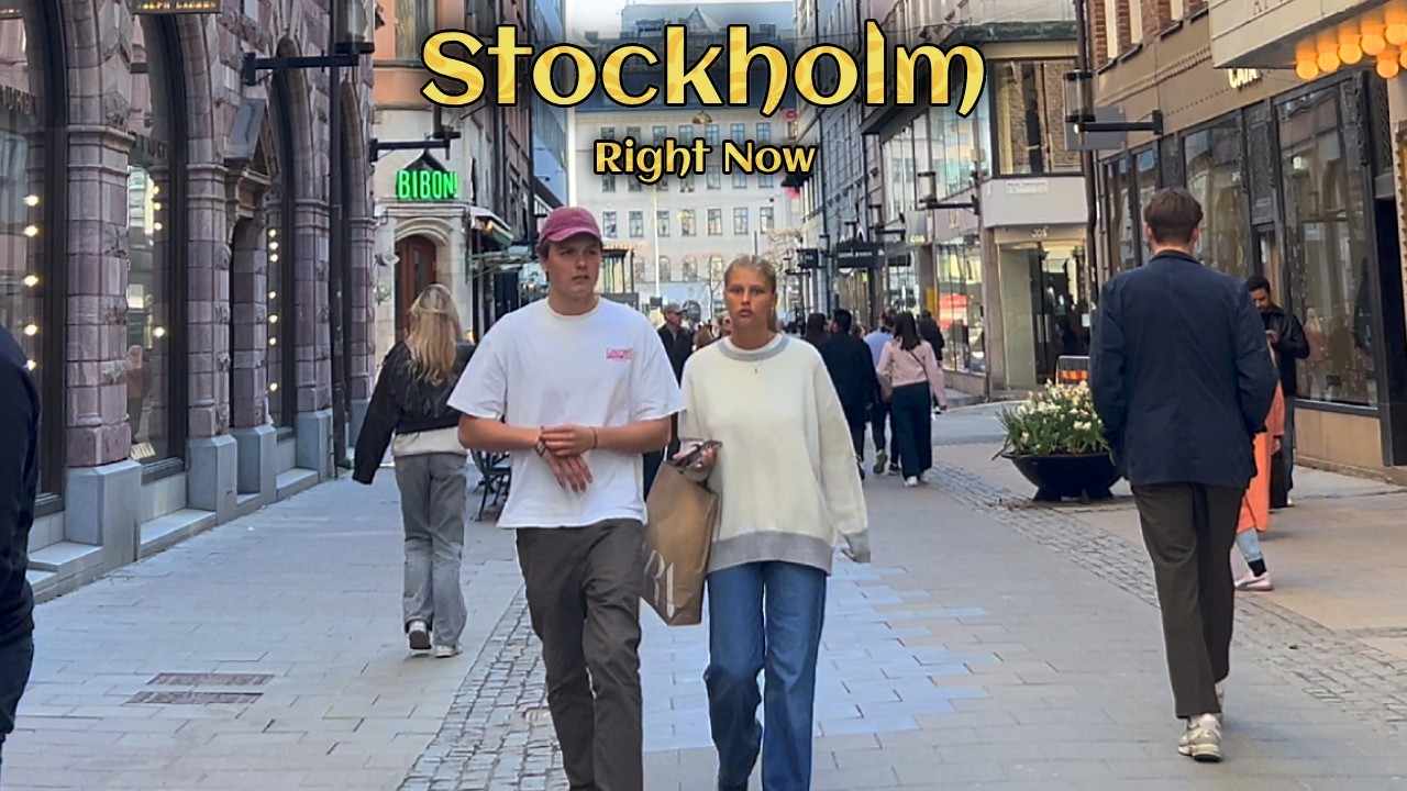 Stockholm City Walk | April 26, 4K 🚶‍♂️