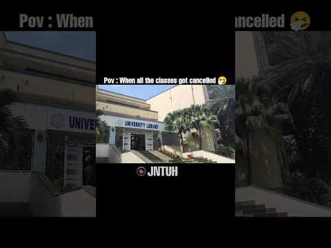 A day in the life of a JNTU student#jntuh#vlog#jntuhyderabad#campusvibes#viral#college#atomichabits