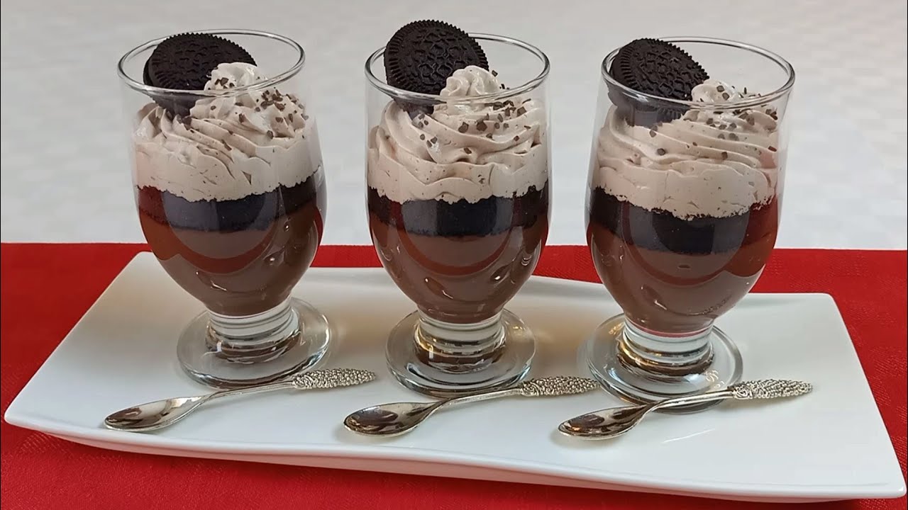 تحضير موس الشوكولاتة والكريمة بسرعة