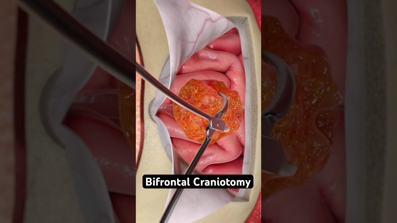 Watch a 3D Animation of Brain Tumor Removal with Bifrontal Craniotomy 🧠