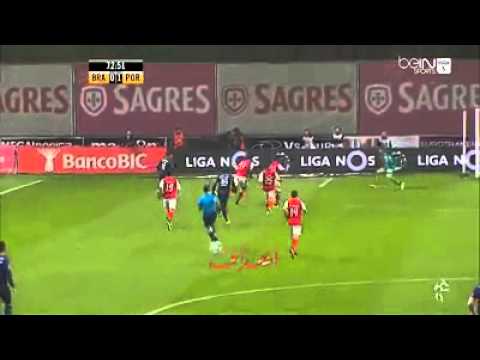 هدف كريستيان تيو الوحيد في مباراة بورتو - سبورتينغ براغا ( 1-0 ) - الدوري البرتغالي .