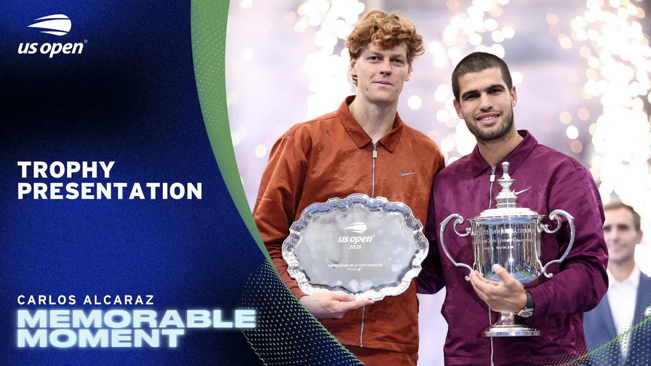 Trophy Presentation | Carlos Alcaraz is Crowned Champion | 2025 US Open