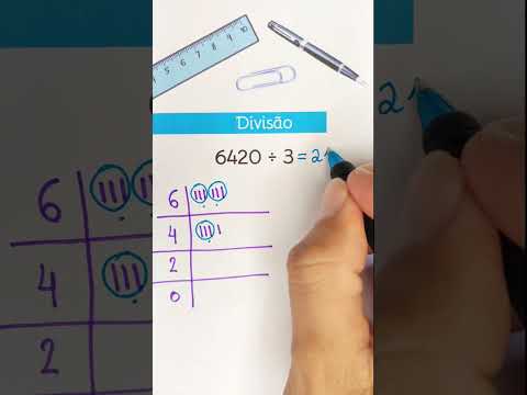 Método infalível para efetuar divisão.#matematica #divisão #macetes