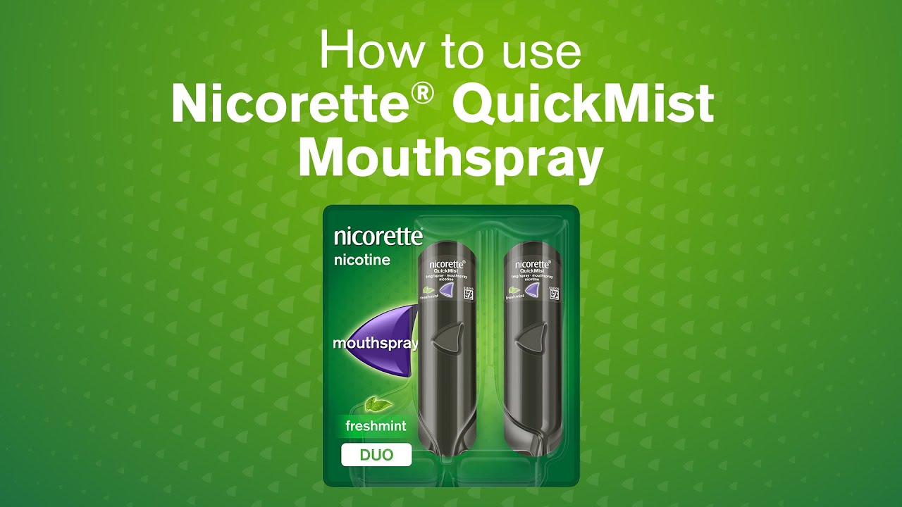 How to Use Nicorette QuickMist Nicotine Spray for Craving Relief ðŸš