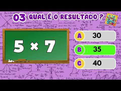 🧮 QUIZ DE MULTIPLICAÇÃO PARA CRIANÇAS | Jogo de Matemática Divertido com o Corujito!