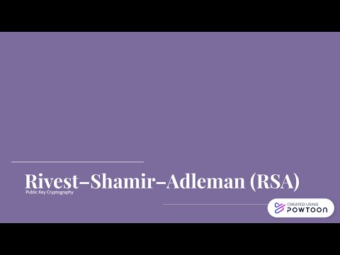Rivest-Shamir-Adleman RSA Algorithm Explained - Information Assurance and Security May 2022