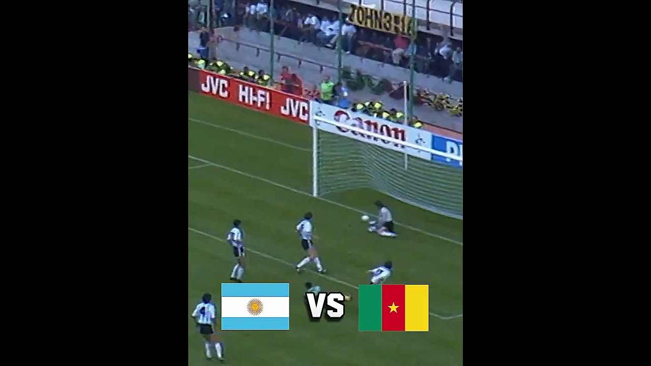 Argentina vs Cameroon 1990 World Cup 🇮🇹