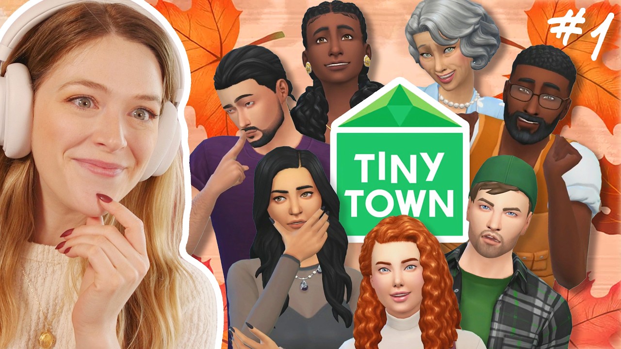 ๐ New Sims Challenge: Tiny Town Adventure Begins! | Blue #1