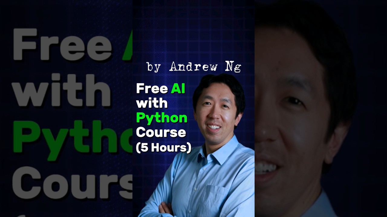 Free Python & AI Course by Andrew Ng – Perfect for Beginners! 🤖